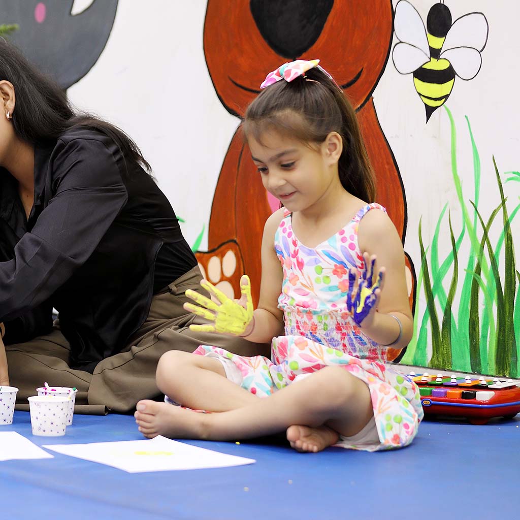 Child with autism support